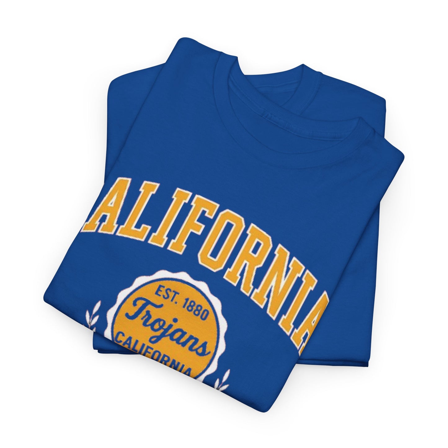 California Trojans Unisex Heavy Cotton Tee, Casual Wear, Sports Fan Apparel, College Pride, Gift for Graduates, Year-Round Comfort