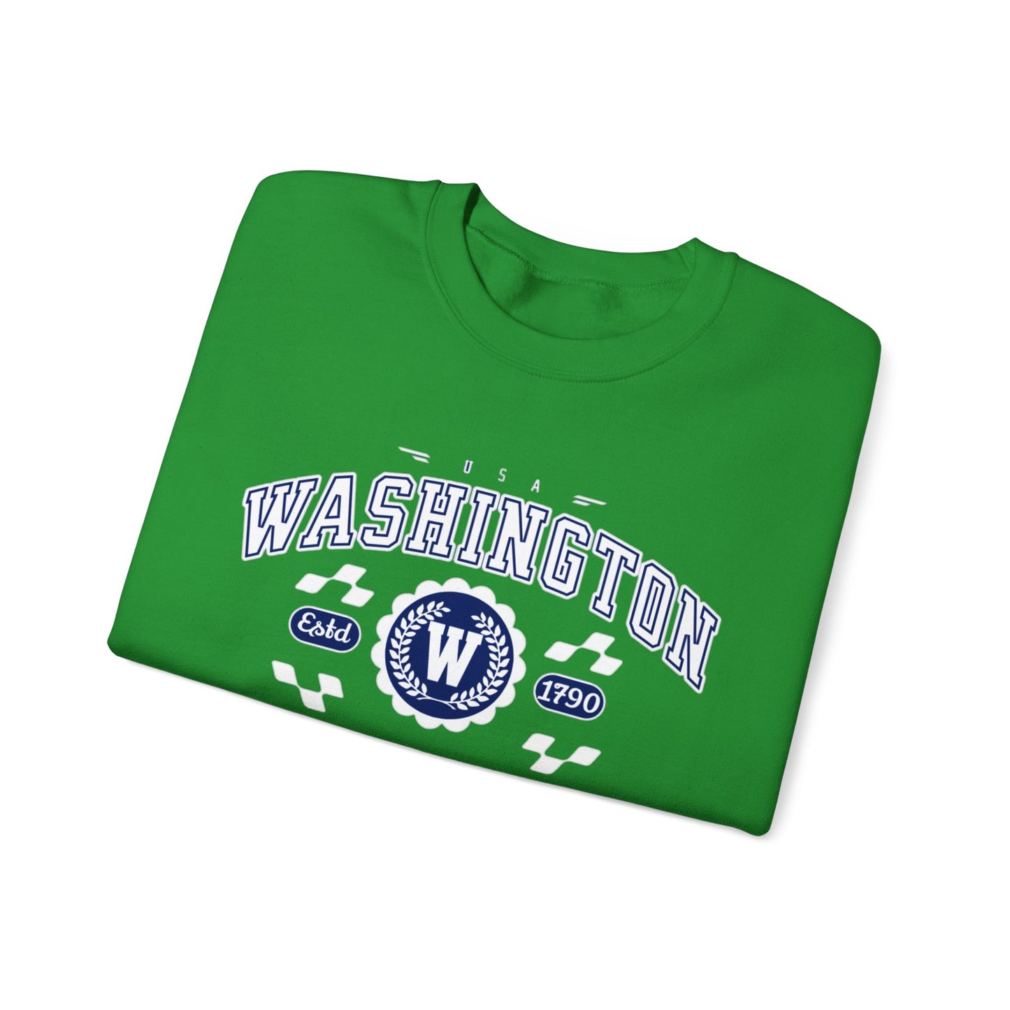Vintage Washington DC Athletic Sports Design varsity pullover sweater  Crewneck Sweatshirt