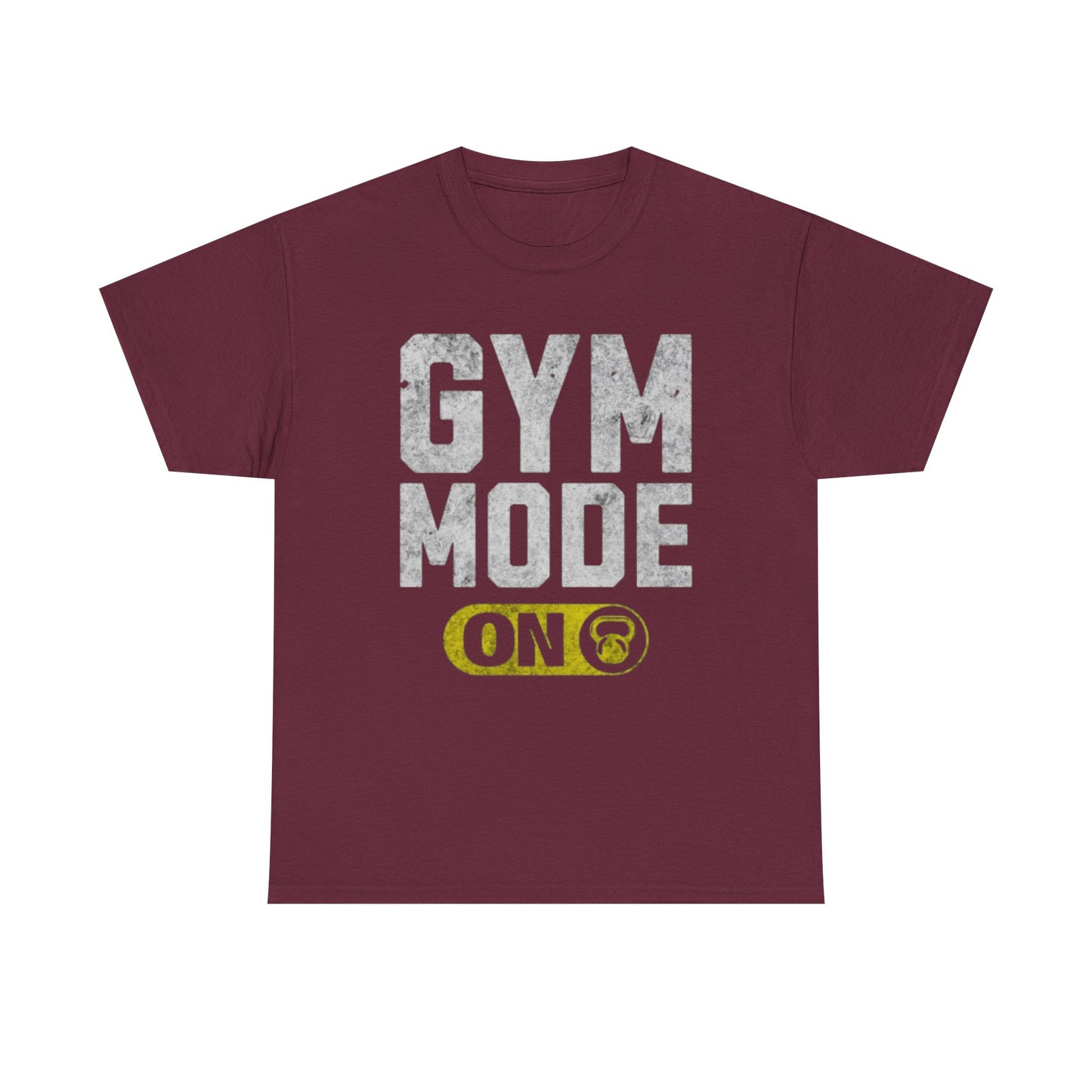 Gym Mode On" Motivational Fitness T-Shirt – Gym Apparel for Men & Women tee
