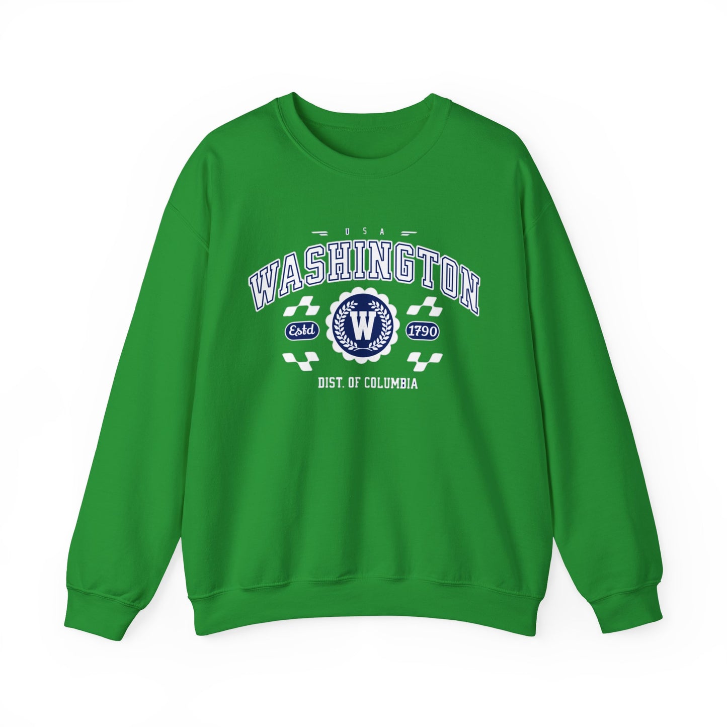 Vintage Washington DC Athletic Sports Design varsity pullover sweater  Crewneck Sweatshirt