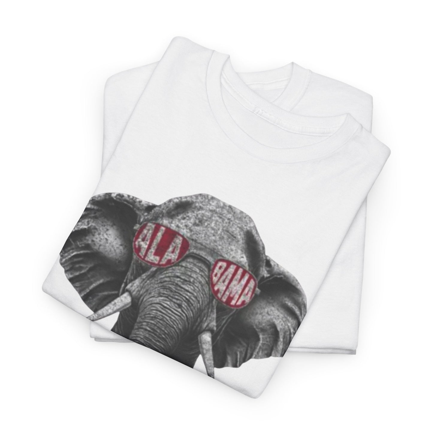 Urban Legend Alabama Game Day Elephant Shades White Unisex T-Shirt
