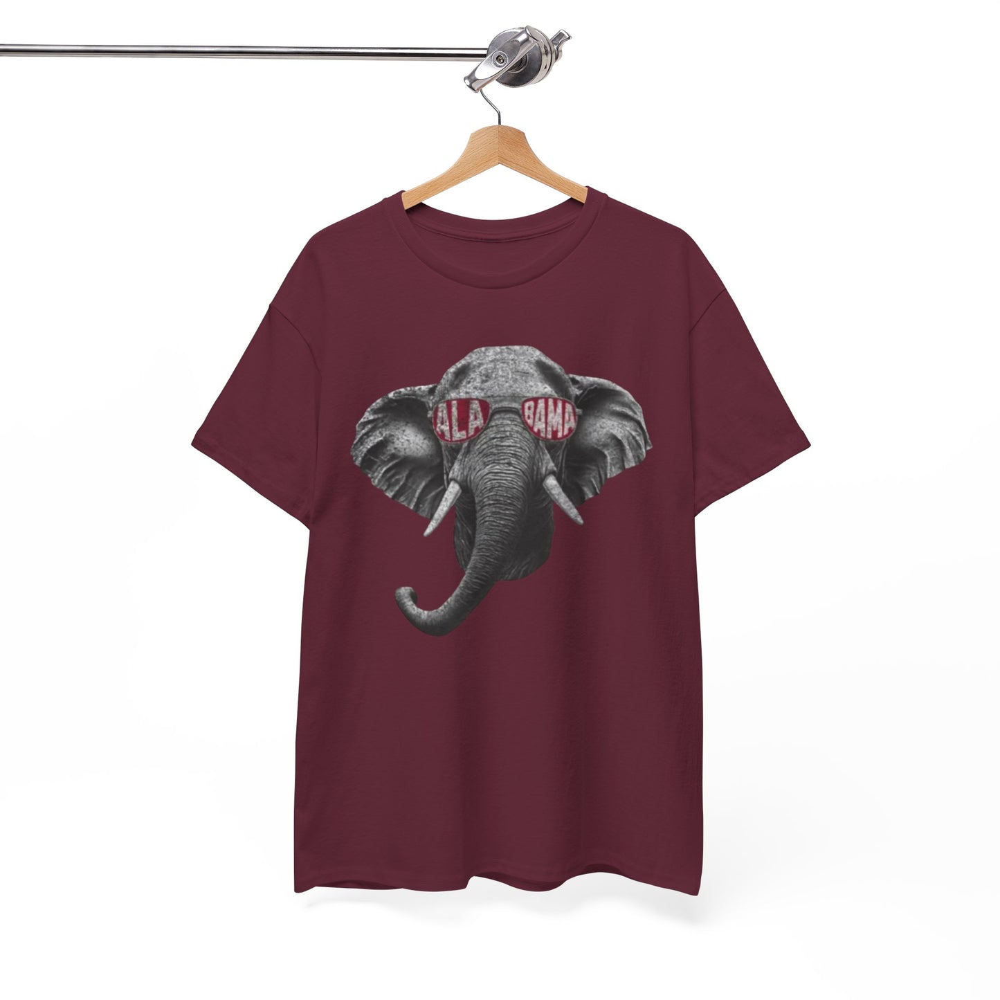 Urban Legend Alabama Game Day Elephant Shades White Unisex T-Shirt
