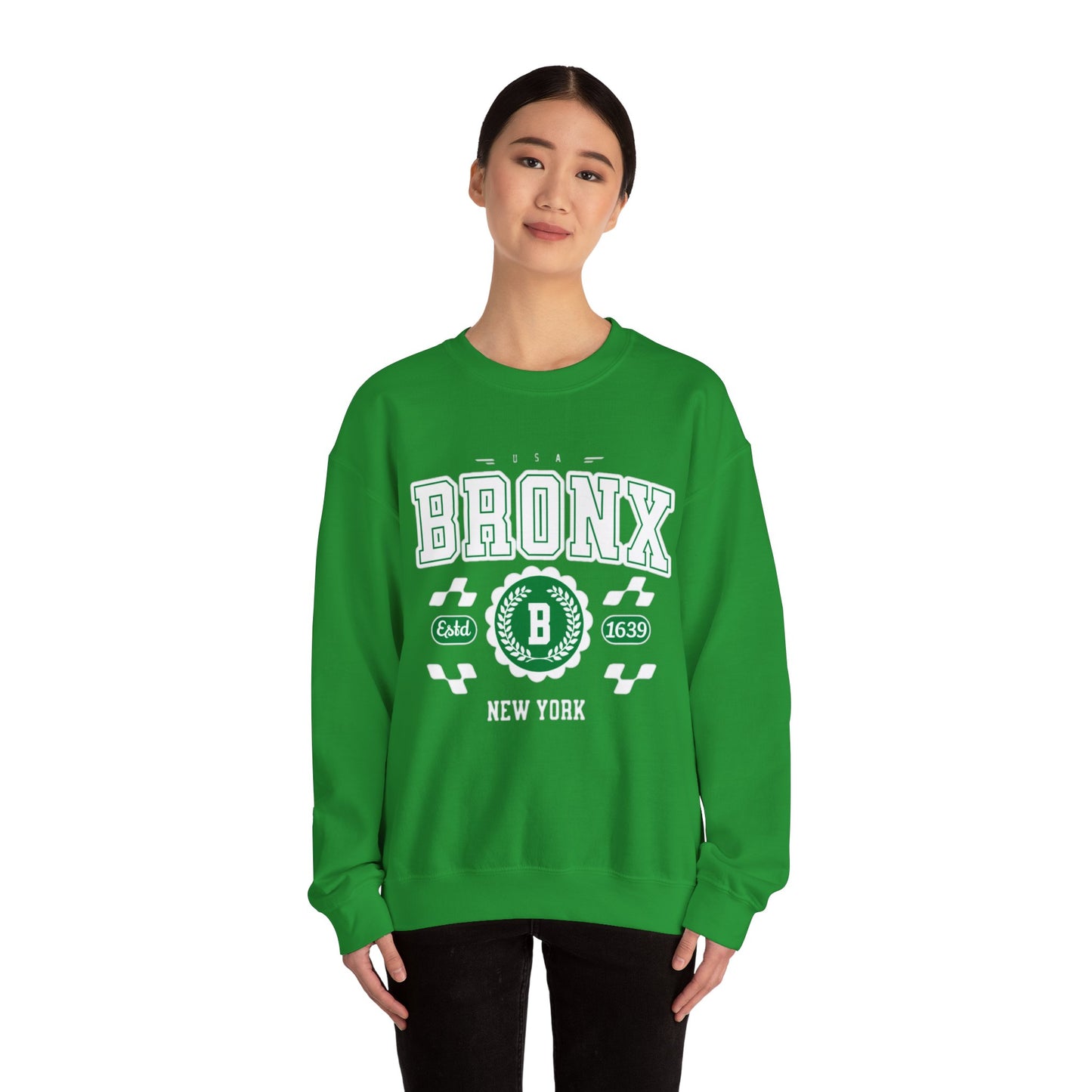Vintage Bronx New York NY Athletic Sports Design Crewneck Sweatshirt