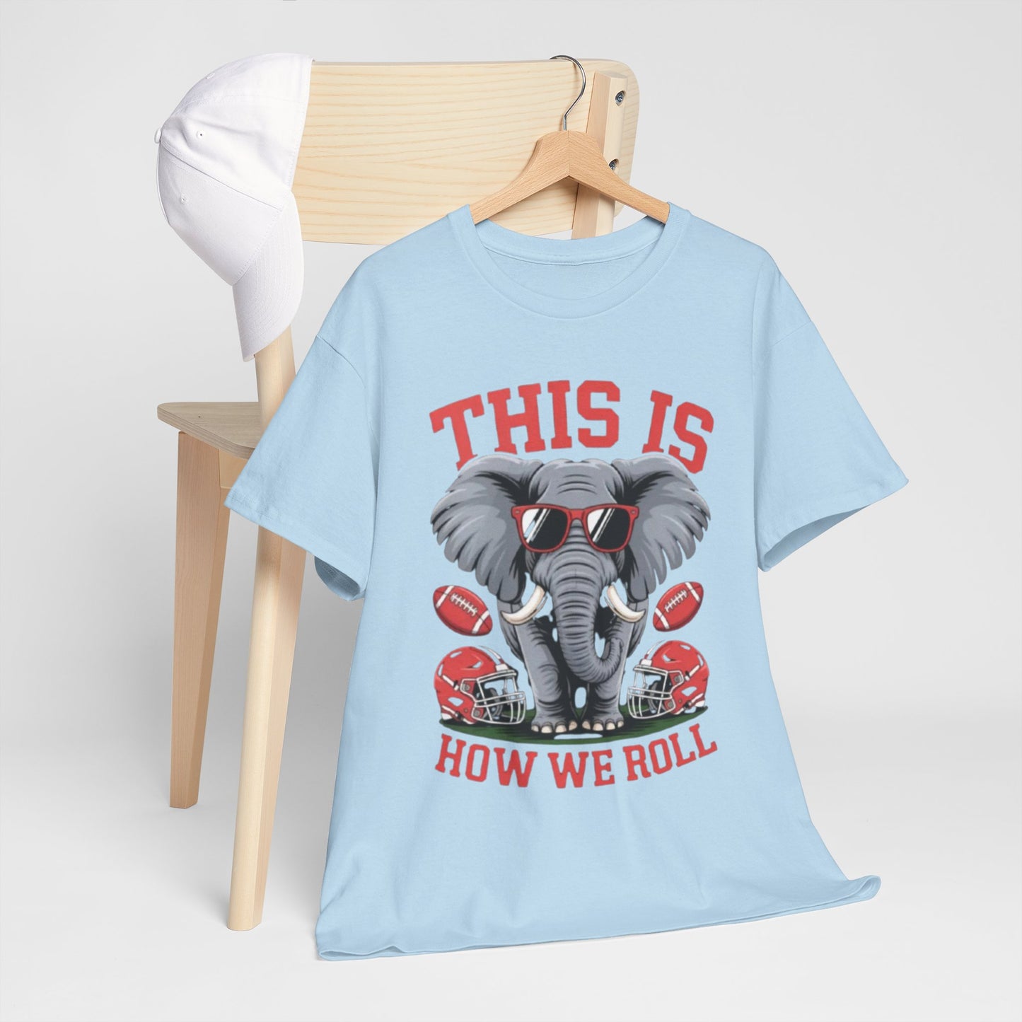Urban Legend Alabama “This Is How We Roll” Elephant Football Unisex T-Shirt