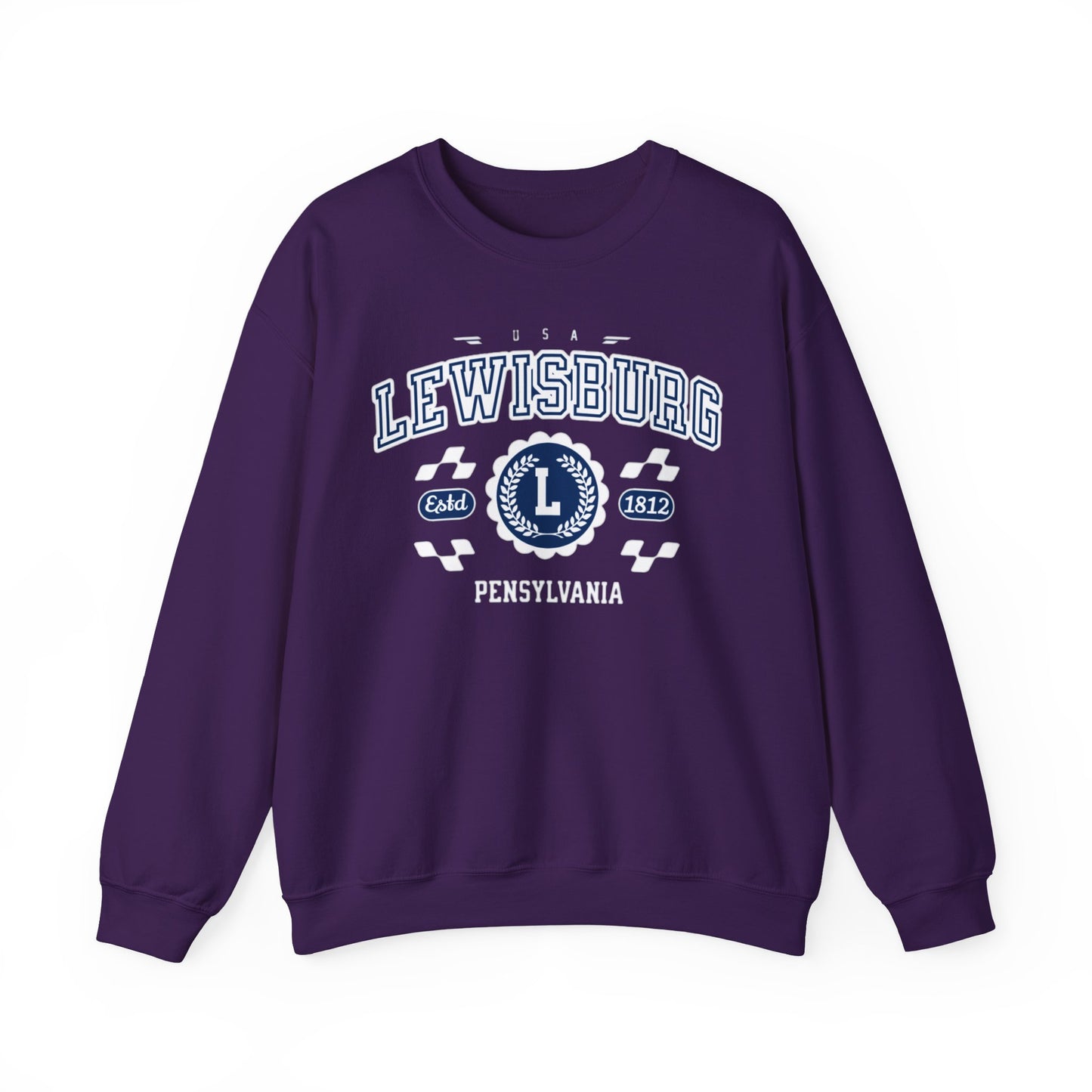 Vintage Lewisburgh Pennsilvania Athletic Sports Design varsity pullover sweater  Crewneck Sweatshirt