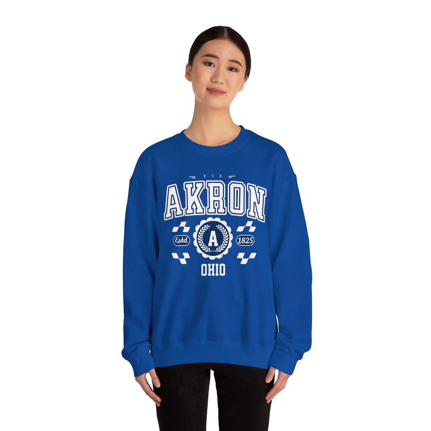 Vintage Arkon Ohio Athletic Sports Design  Crewneck Sweatshirt