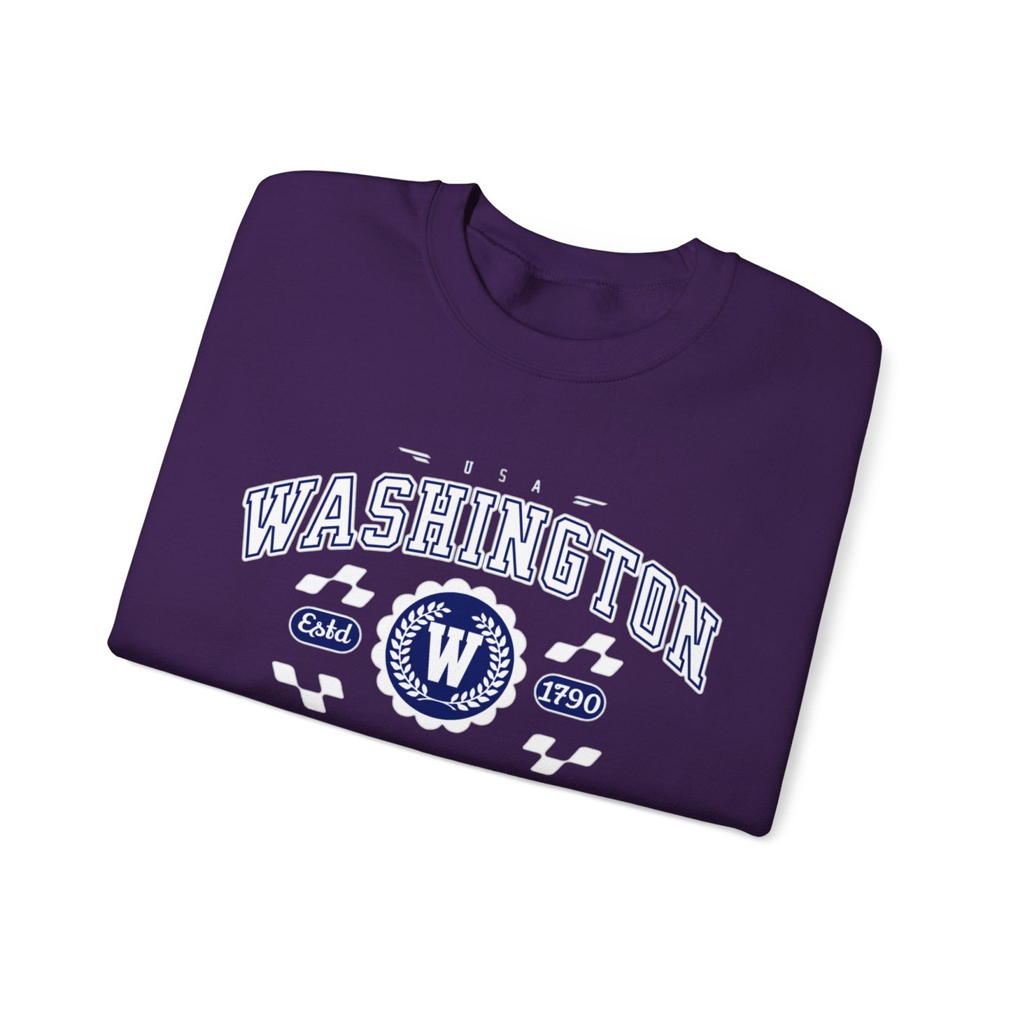 Vintage Washington DC Athletic Sports Design varsity pullover sweater  Crewneck Sweatshirt