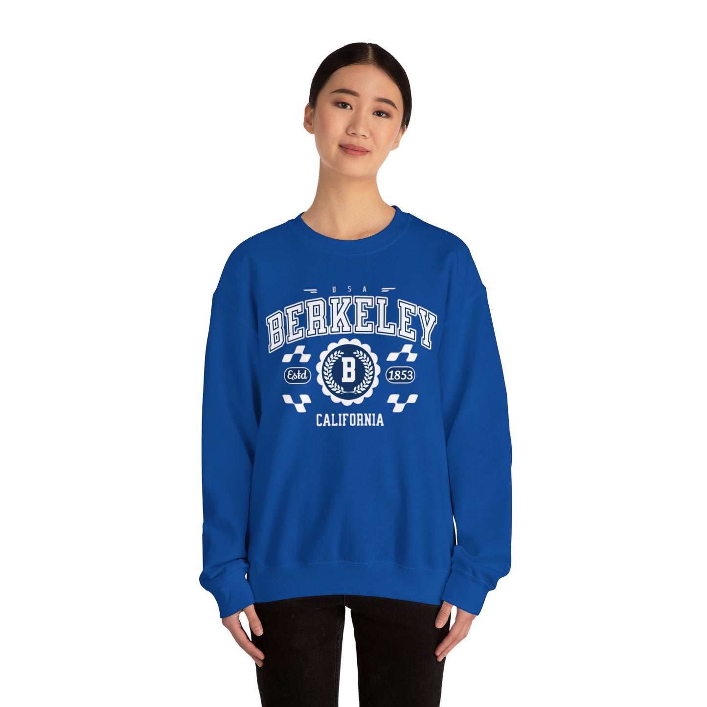 Vintage Berkeley California Athletic Sports Design  Crewneck Sweatshirt