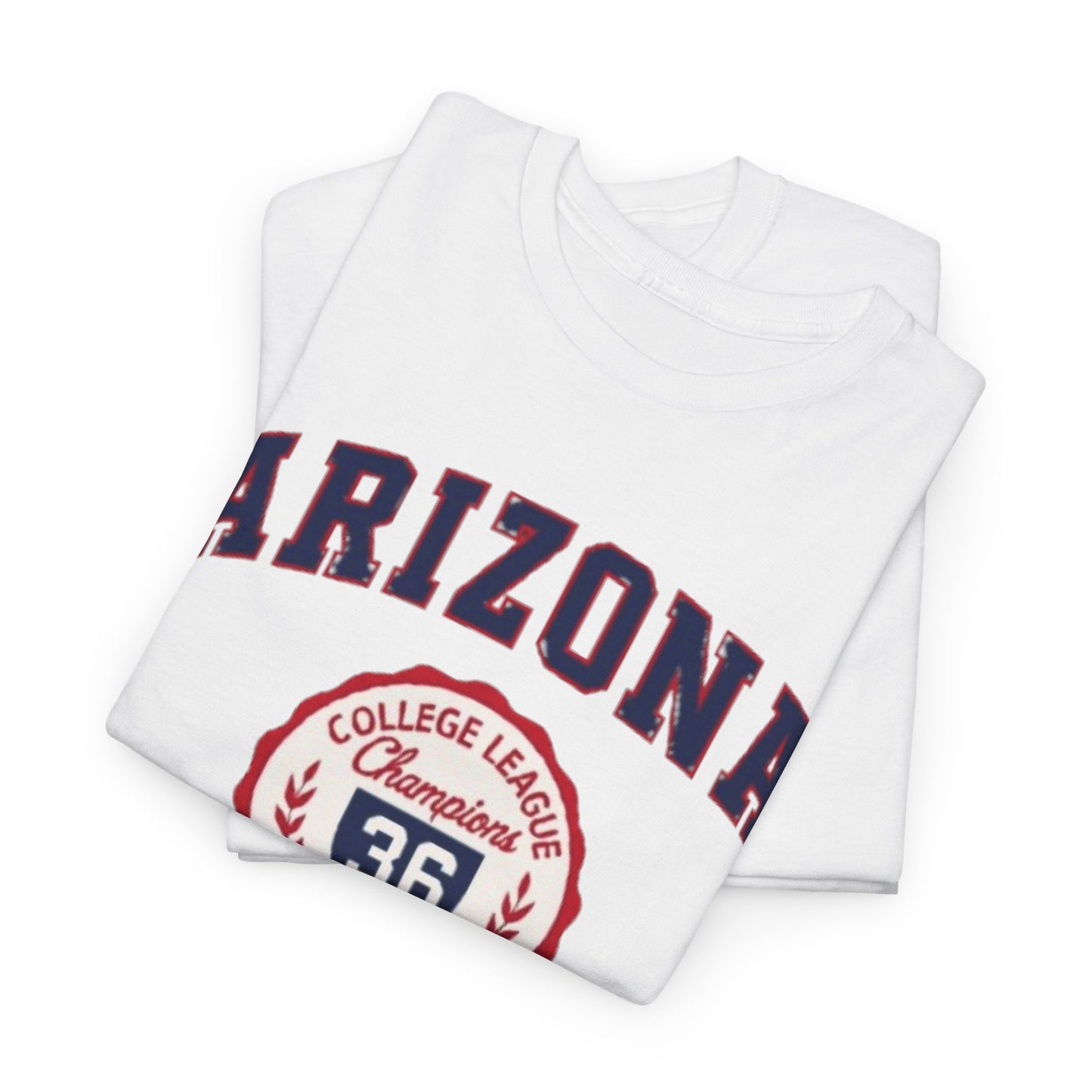 Arizona Crimson and Gold College League Vintage T-Shirt – Unisex Sports Fan Tee for Game Day and Everyday Style