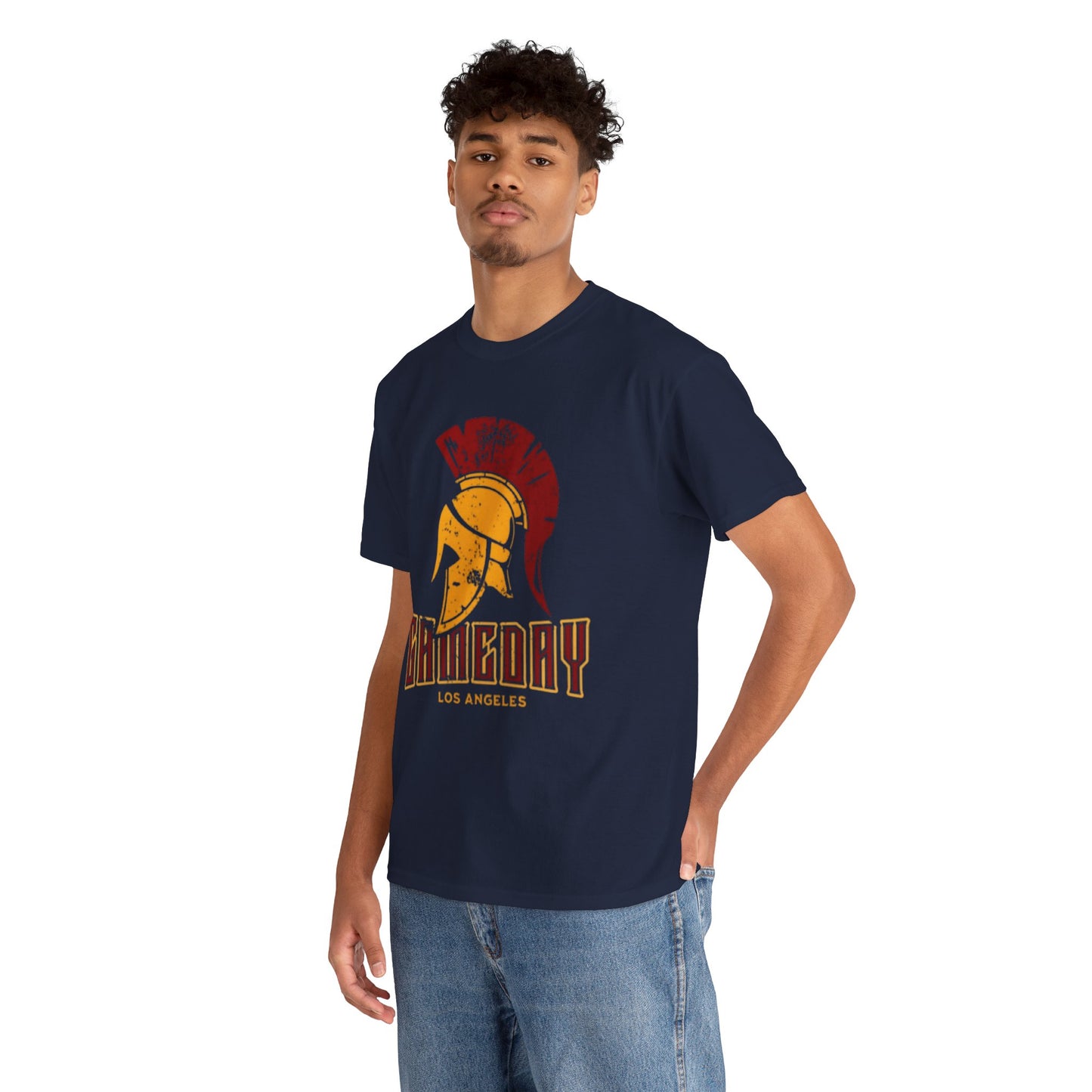 Gameday California Trojans Heavy Cotton Tee, Sports T-Shirt, Game Day Shirt, Los Angeles Tee, Casual Men’s and Women’s Apparel, Comfortable Team Wear