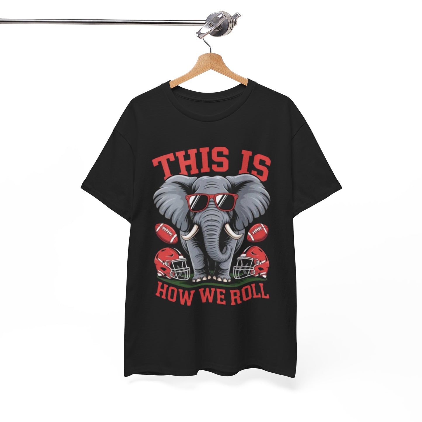 Urban Legend Alabama “This Is How We Roll” Elephant Football Unisex T-Shirt