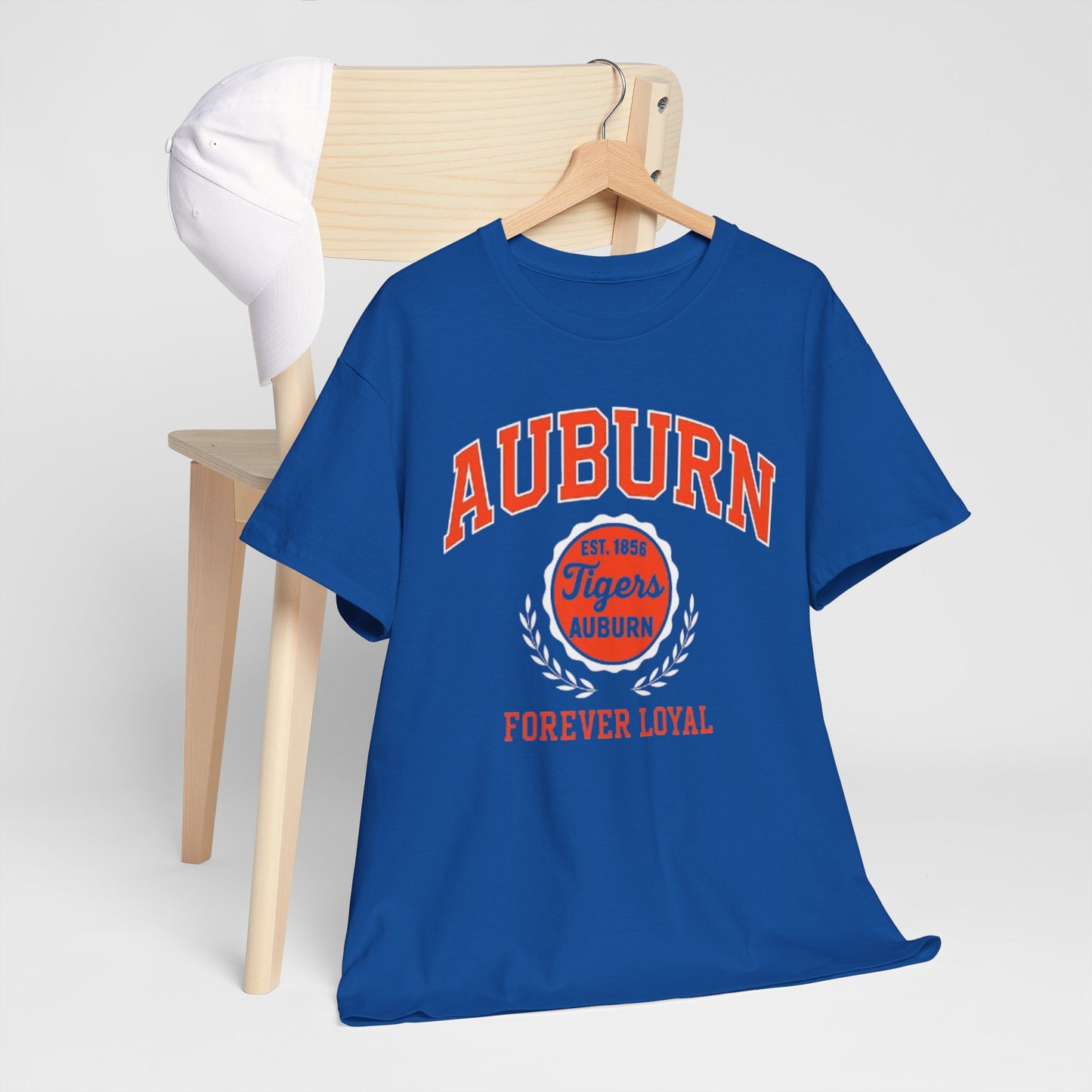 Urban Legend Auburn Tigers “Forever Loyal” Unisex Heavy Cotton Tee | College Apparel, Game Day Shirt, Sports Fan Gift, Casual Streetwear