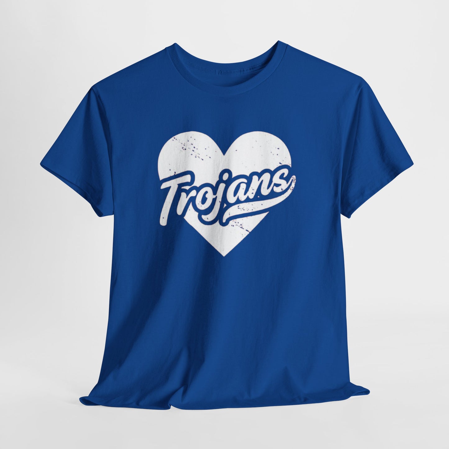 Unisex California Trojans Heart Tee - Casual Style, Sports Lovers Apparel, Sports Fan Gift, Everyday Wear, College Spirit Shirt, Team Pride Top
