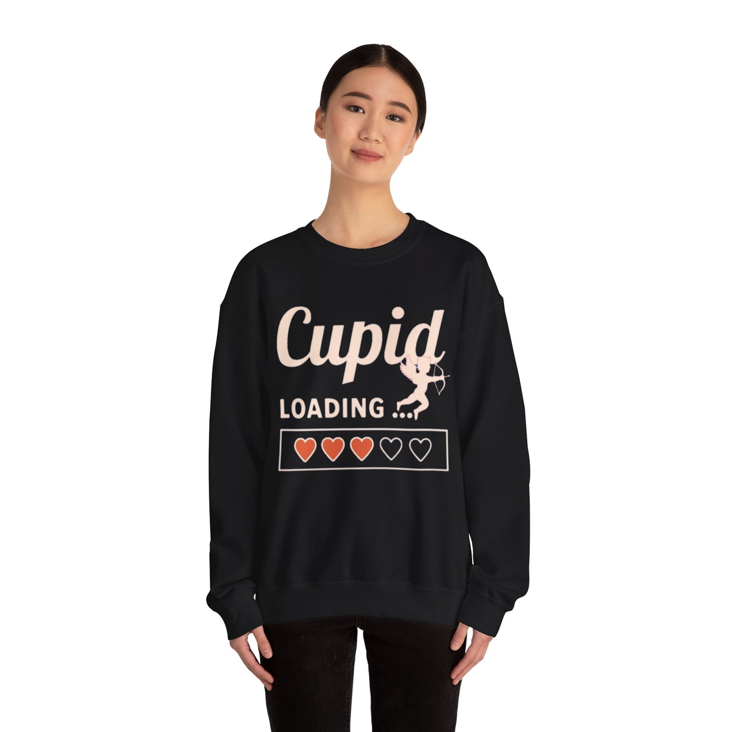 Funny  Valentine's Day Shirt College  Cupid Loading Crewneck Sweatshirt  Cute Love Sweater  Hoodie