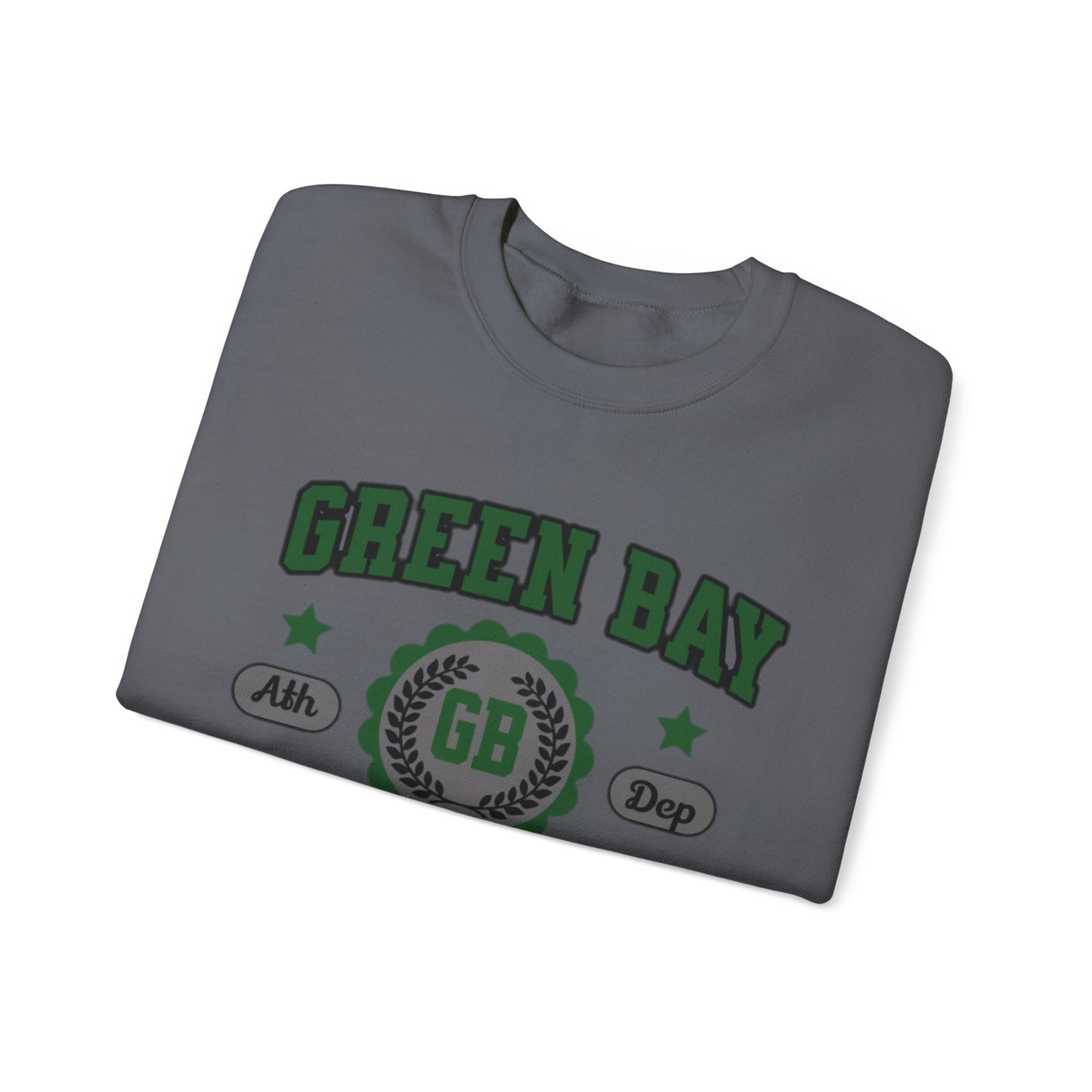 Wisconsin Green Bay  Vintage Athletic Sports Design Crewneck Sweatshirt