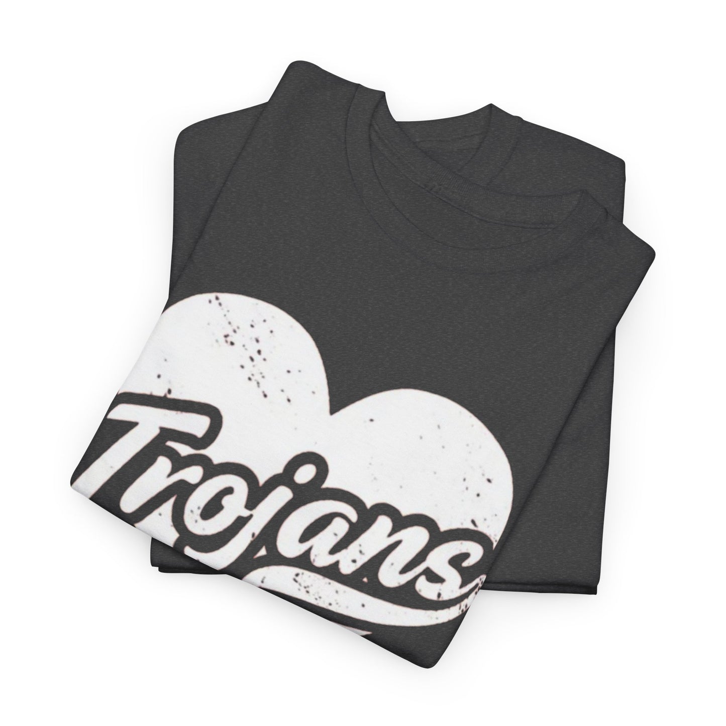 Unisex California Trojans Heart Tee - Casual Style, Sports Lovers Apparel, Sports Fan Gift, Everyday Wear, College Spirit Shirt, Team Pride Top