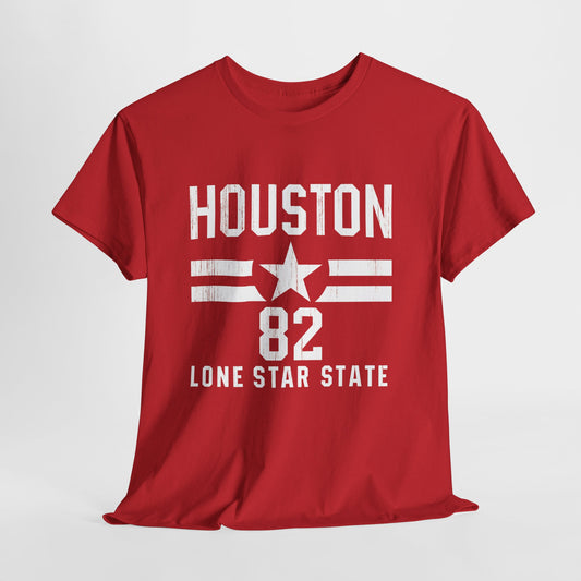 Houston Lone Star State Tee, Unisex Graphic Shirt, Texas Pride Outfit, Casual Summer Top, Gift for Texans, State Inspired Apparel