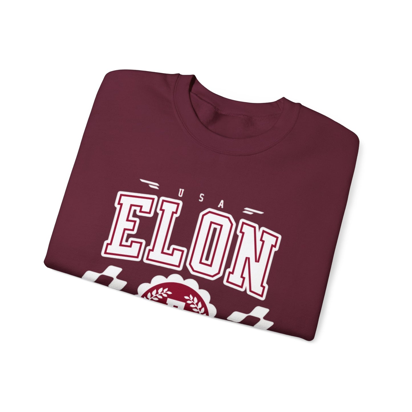 Vintage Elon North Carolina NC Athletic Sports Design varsity pullover sweater Crewneck Sweatshirt