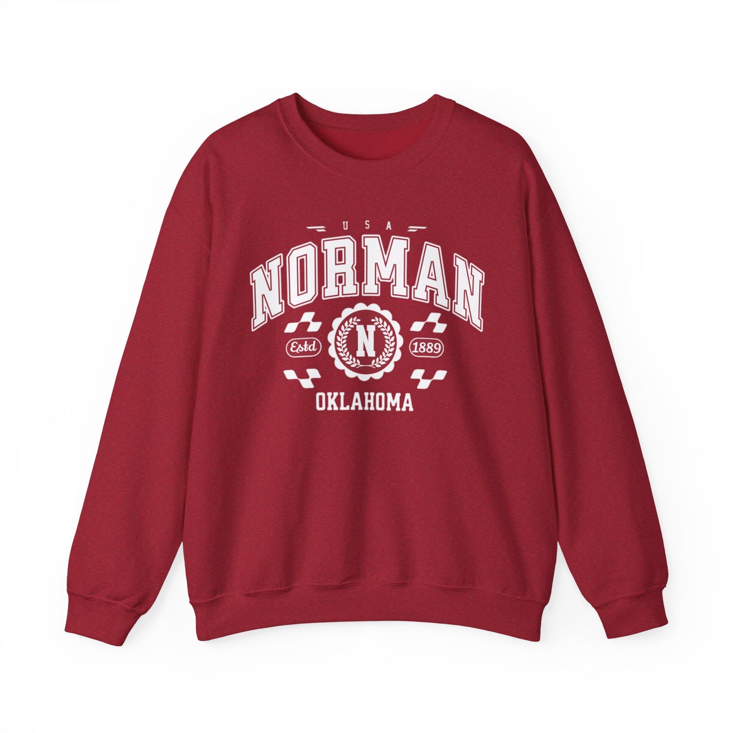 Vintage Athletic Sports Design Norman Oklahoma OK Sweatshirt