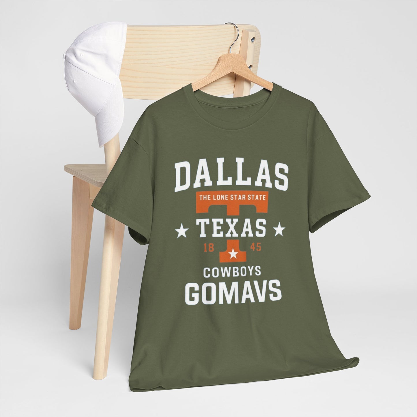 Dallas Cowboys Heavy Cotton Tee, Texas T-Shirt, Unisex Sportswear, Football Fan Gear, Comfortable Casual Wear