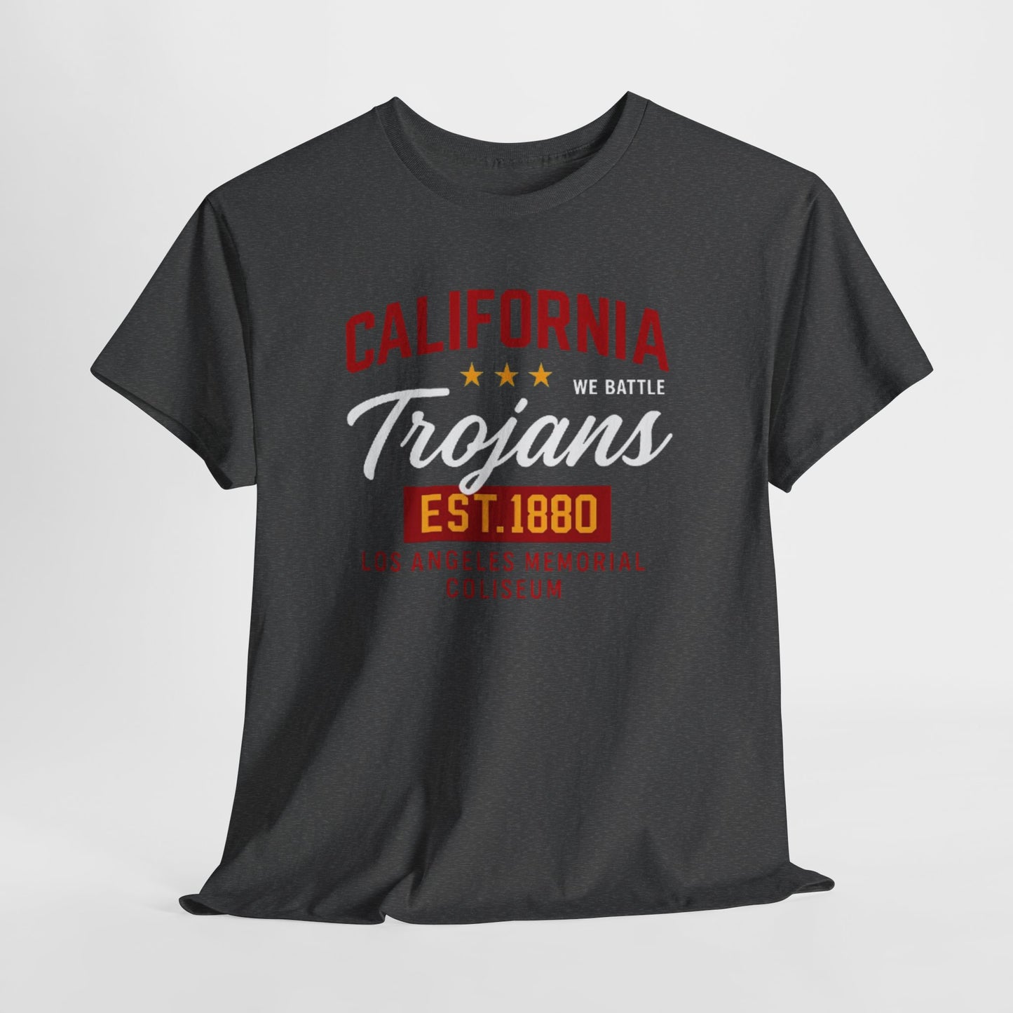Urban Legend California Trojans Unisex Heavy Cotton Tee | College Spirit Wear, Casual T-Shirt, School Apparel