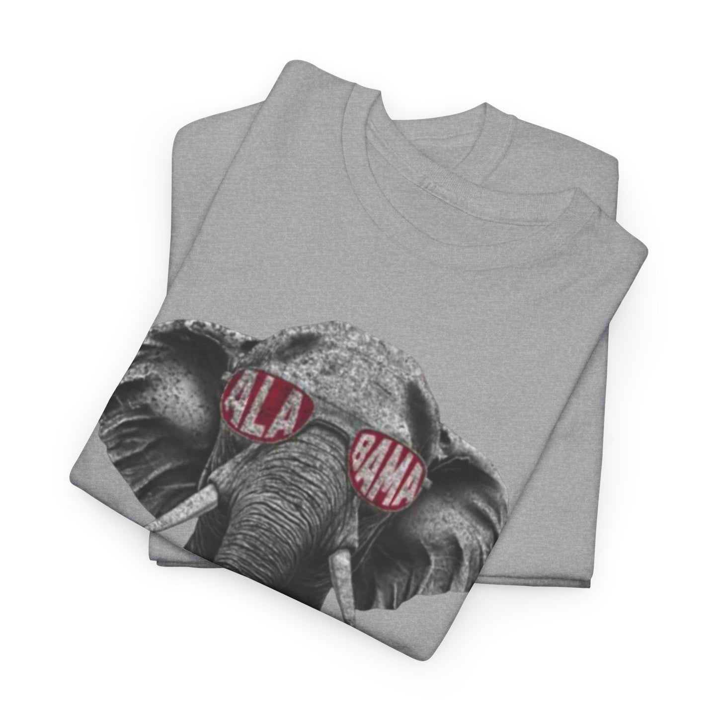 Urban Legend Alabama Game Day Elephant Shades White Unisex T-Shirt