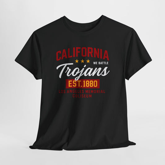Urban Legend California Trojans Unisex Heavy Cotton Tee | College Spirit Wear, Casual T-Shirt, School Apparel