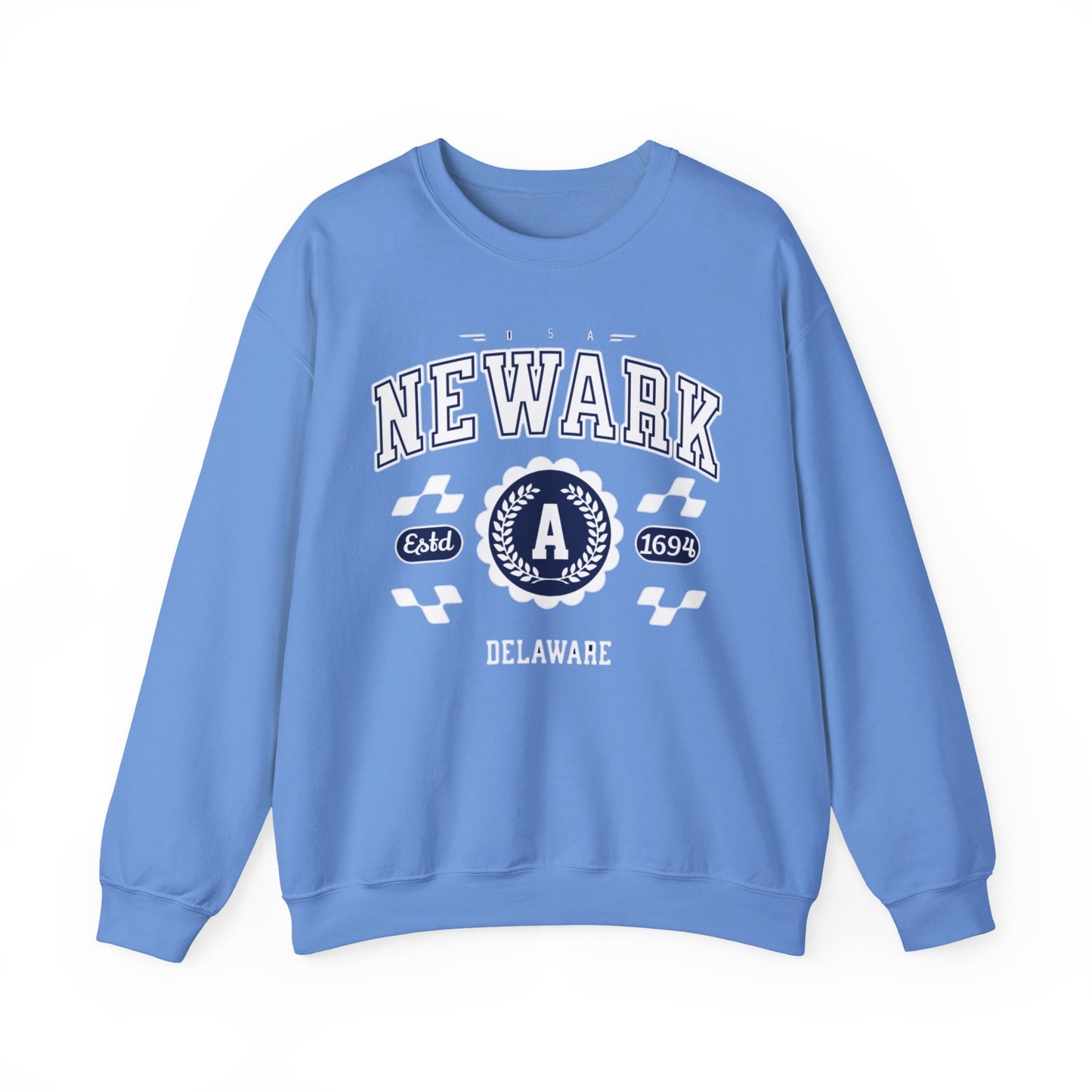 Vintage Newark Delaware Athletic Sports Design varsity pullover sweater Crewneck Sweatshirt