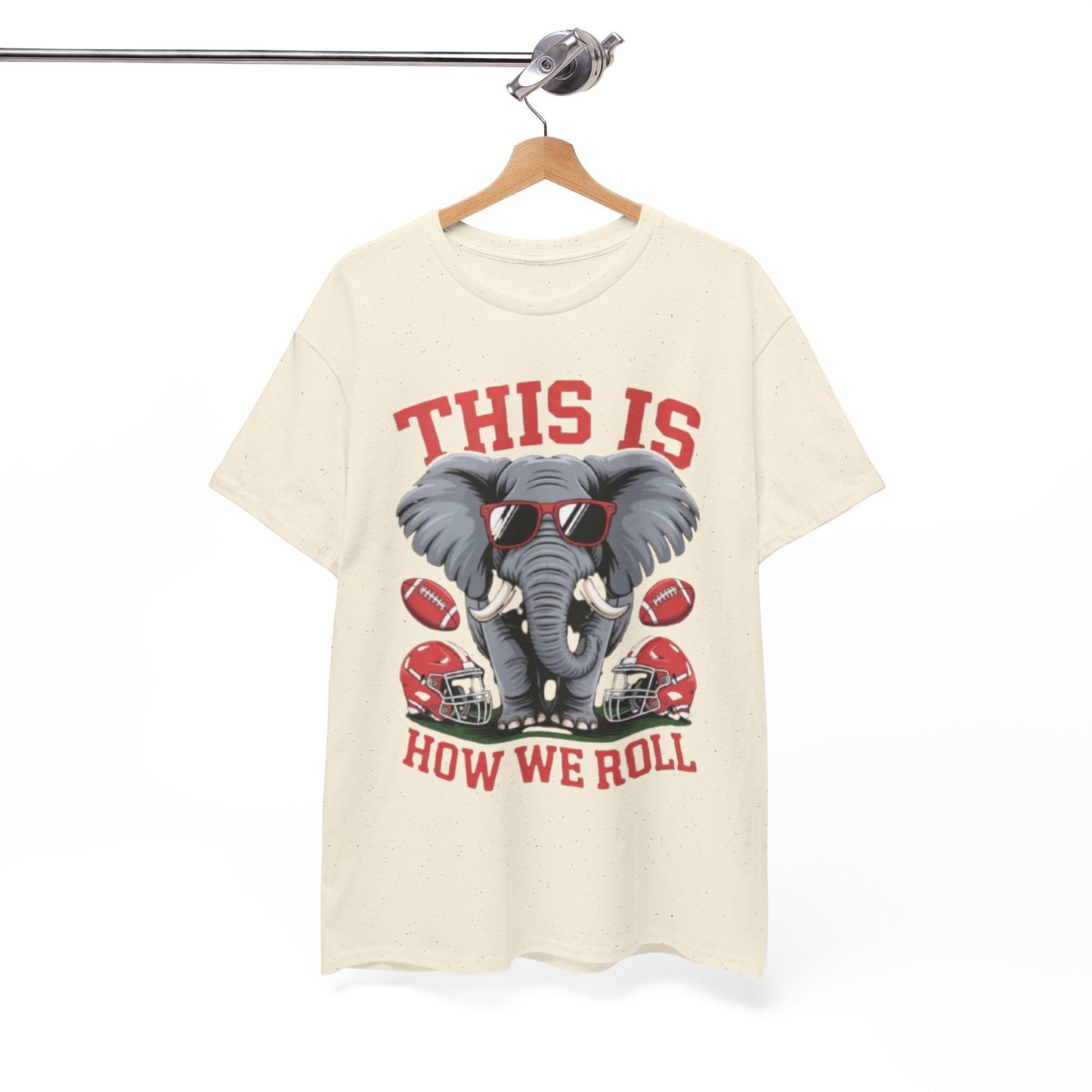 Urban Legend Alabama “This Is How We Roll” Elephant Football Unisex T-Shirt