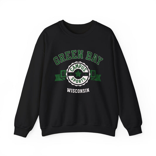 Wisconsin Green Bay Vintage Athletic  Crewneck Sweatshirt