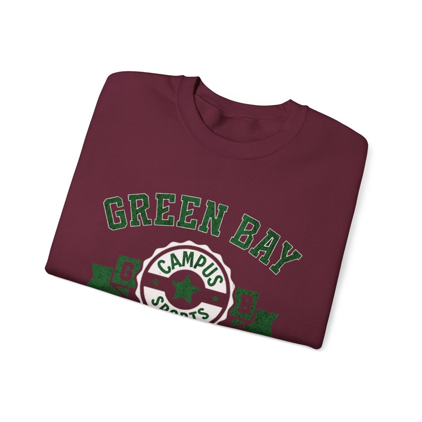 Wisconsin Green Bay Vintage Athletic  Crewneck Sweatshirt