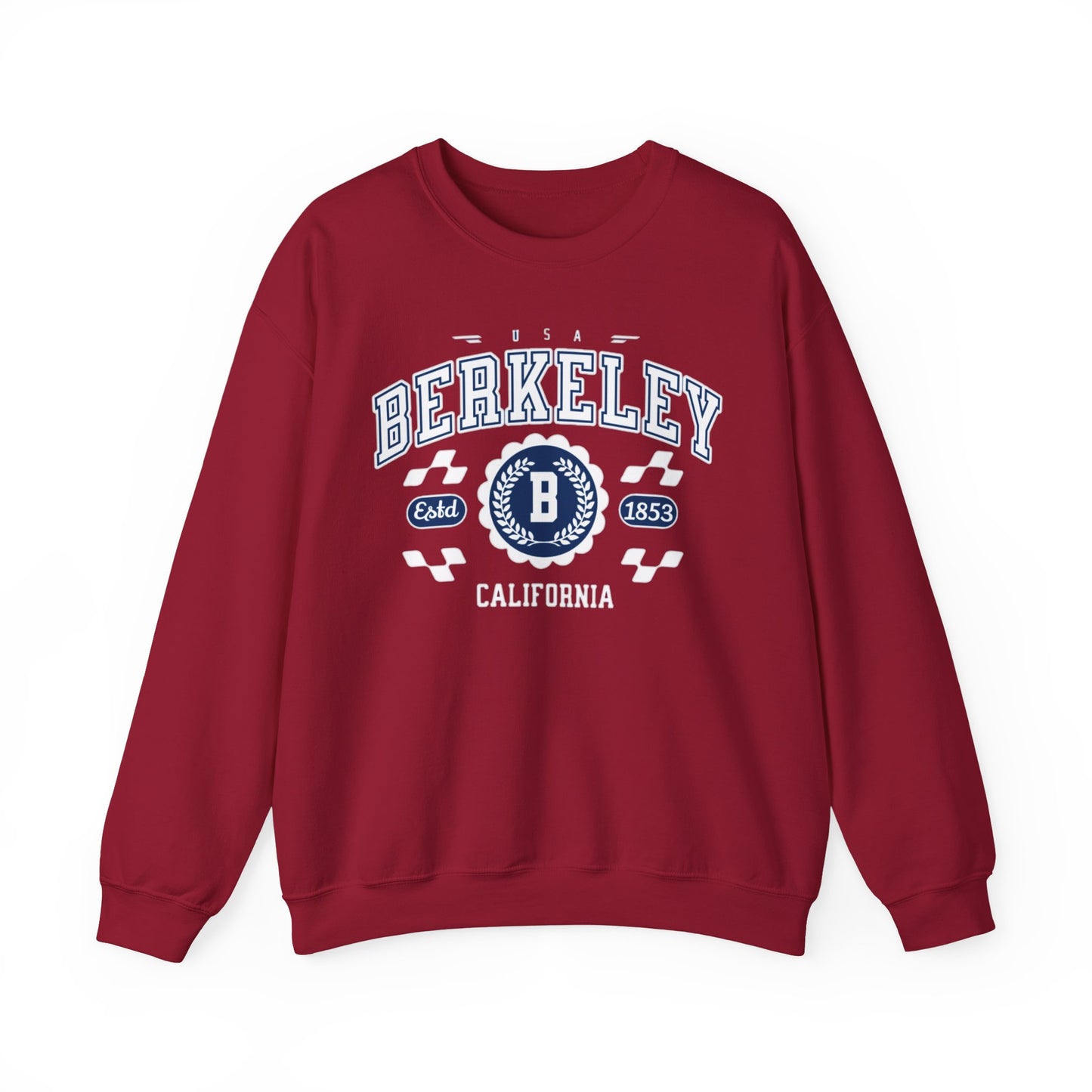 Vintage Berkeley California Athletic Sports Design  Crewneck Sweatshirt
