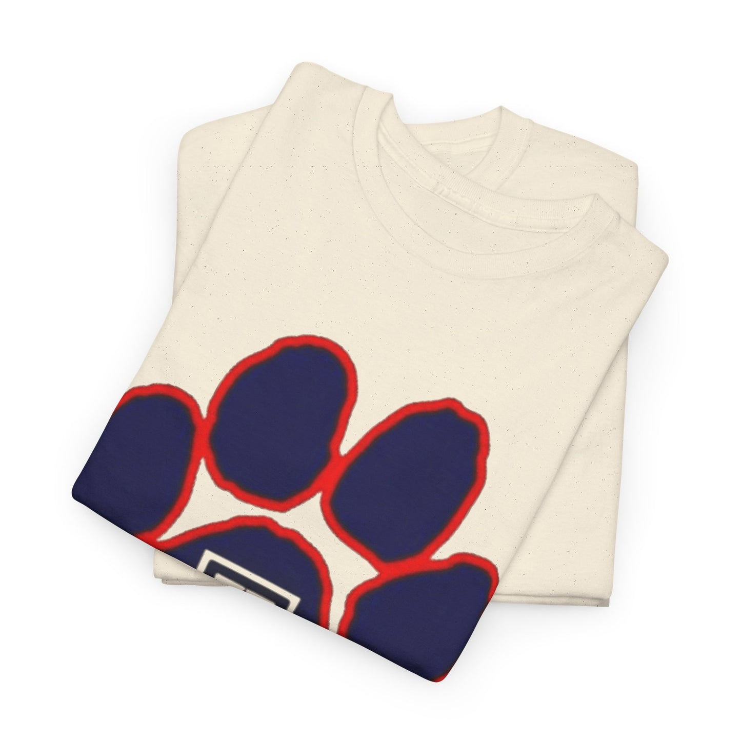 Urban Legend Arizona Wild Paw White T-Shirt | Blue and Red College Streetwear for Game Day
