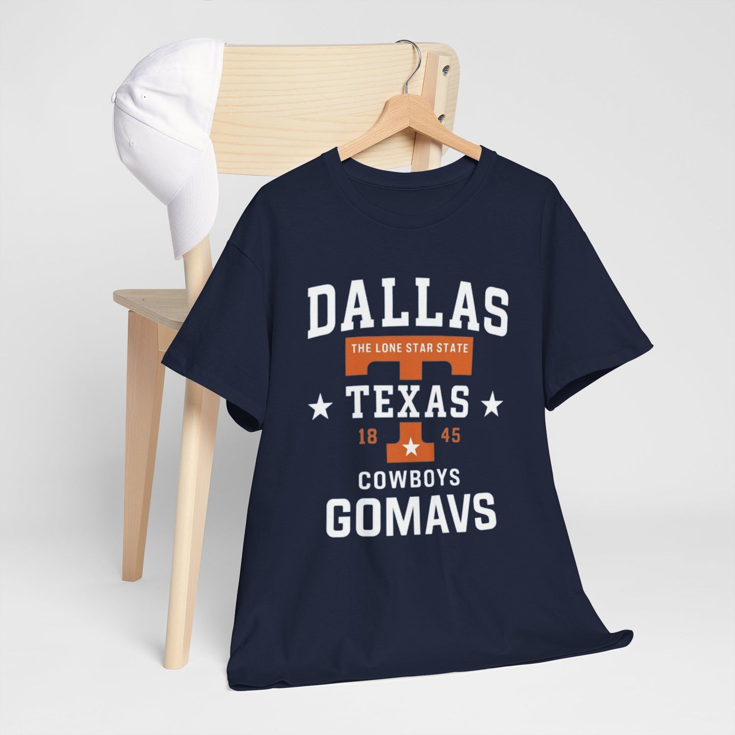 Dallas Cowboys Heavy Cotton Tee, Texas T-Shirt, Unisex Sportswear, Football Fan Gear, Comfortable Casual Wear