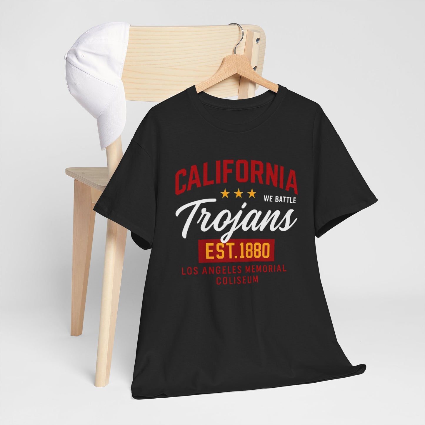 Urban Legend California Trojans Unisex Heavy Cotton Tee | College Spirit Wear, Casual T-Shirt, School Apparel