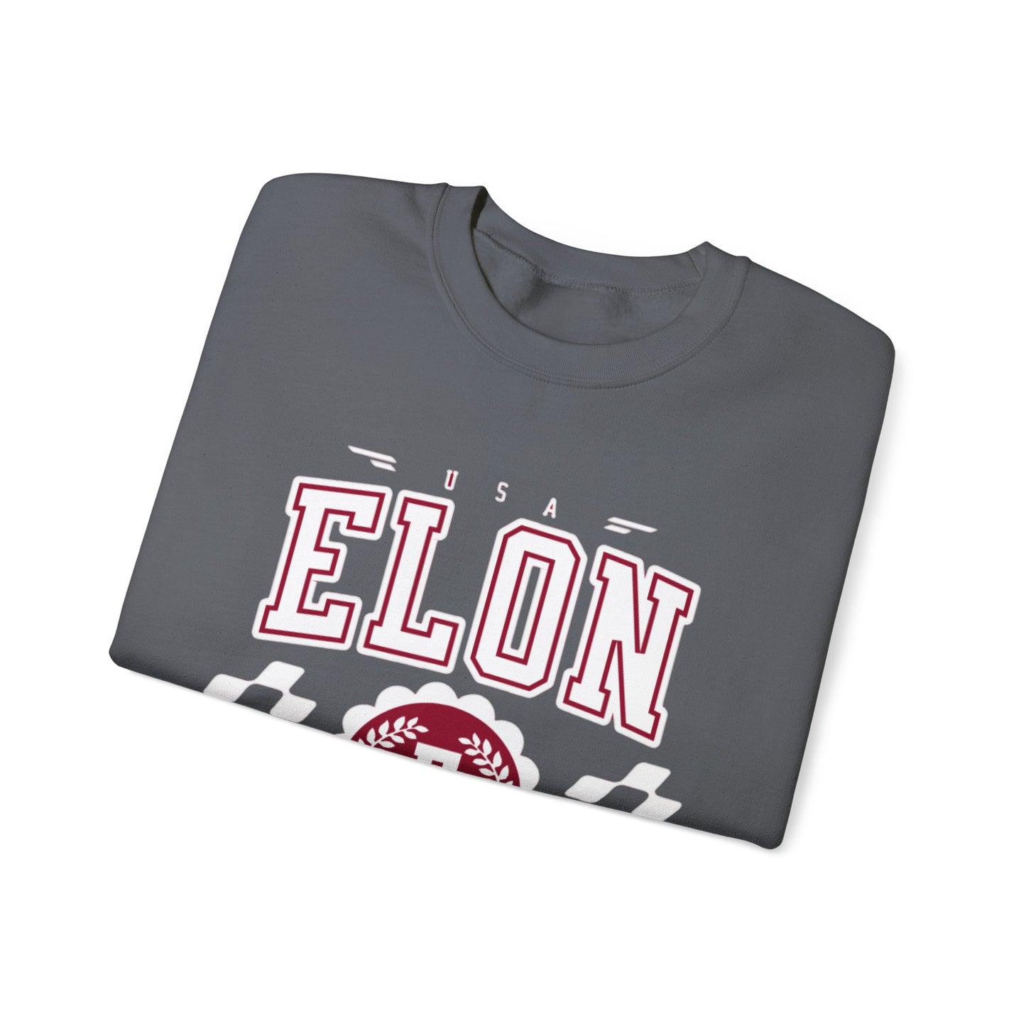 Vintage Elon North Carolina NC Athletic Sports Design varsity pullover sweater Crewneck Sweatshirt