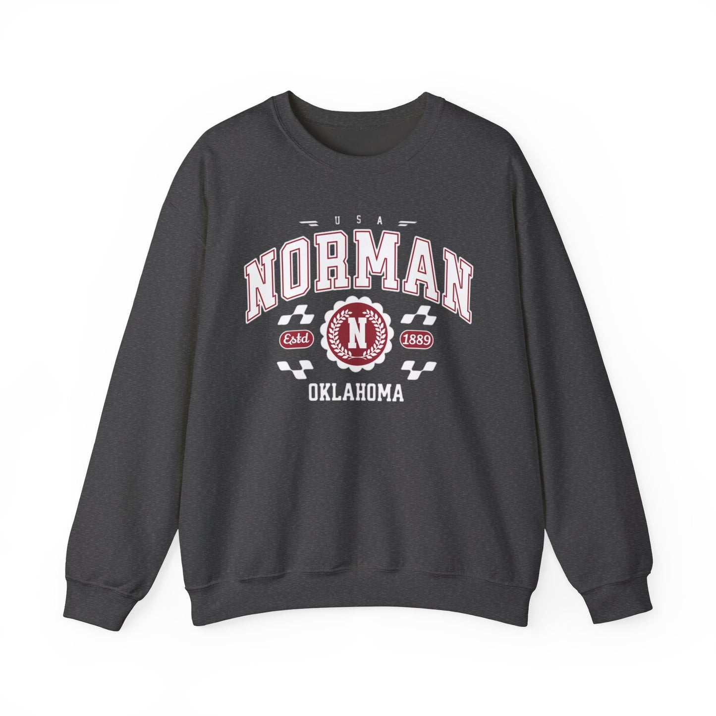 Vintage Athletic Sports Design Norman Oklahoma OK Sweatshirt