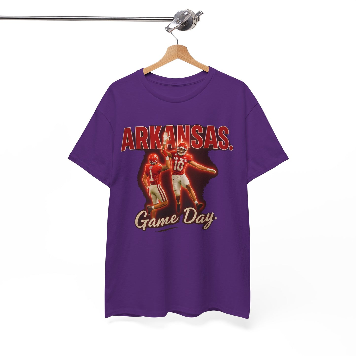 Stylish Game Day Tee, Arkansas football  Shirt, Unisex Cotton Tee, Sports Apparel, Fan Gear, Game Day Outfit