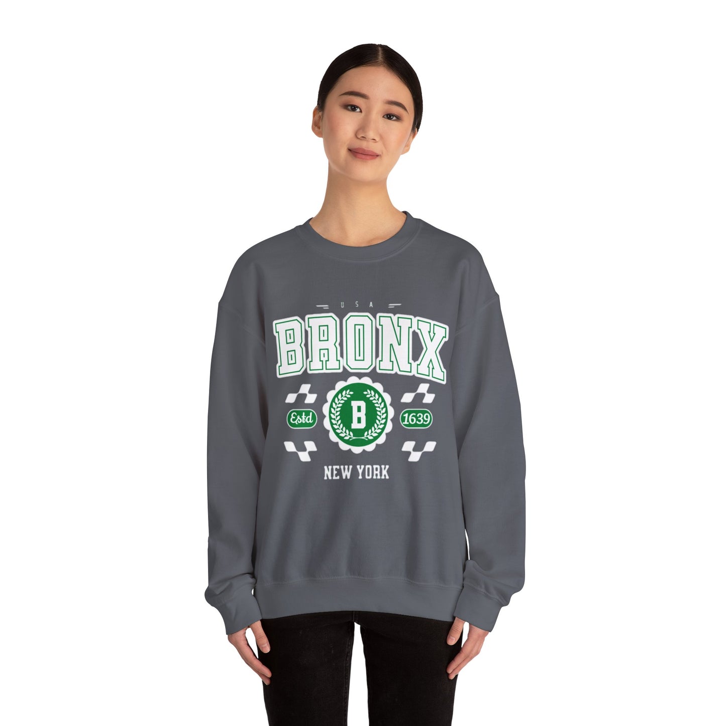 Vintage Bronx New York NY Athletic Sports Design Crewneck Sweatshirt