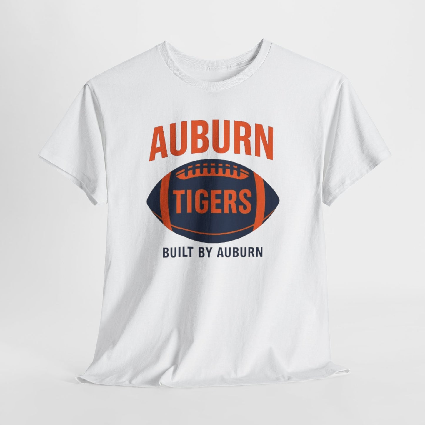 Auburn Tigers Unisex Heavy Cotton Tee - Perfect for Game Days, Casual Wear, Sports Fans, College Apparel, Auburn Gifts