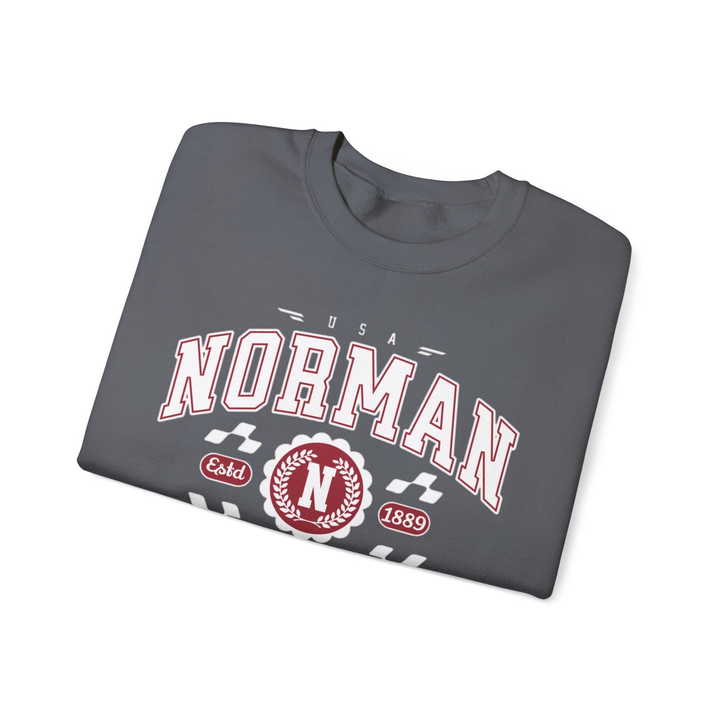 Vintage Athletic Sports Design Norman Oklahoma OK Sweatshirt