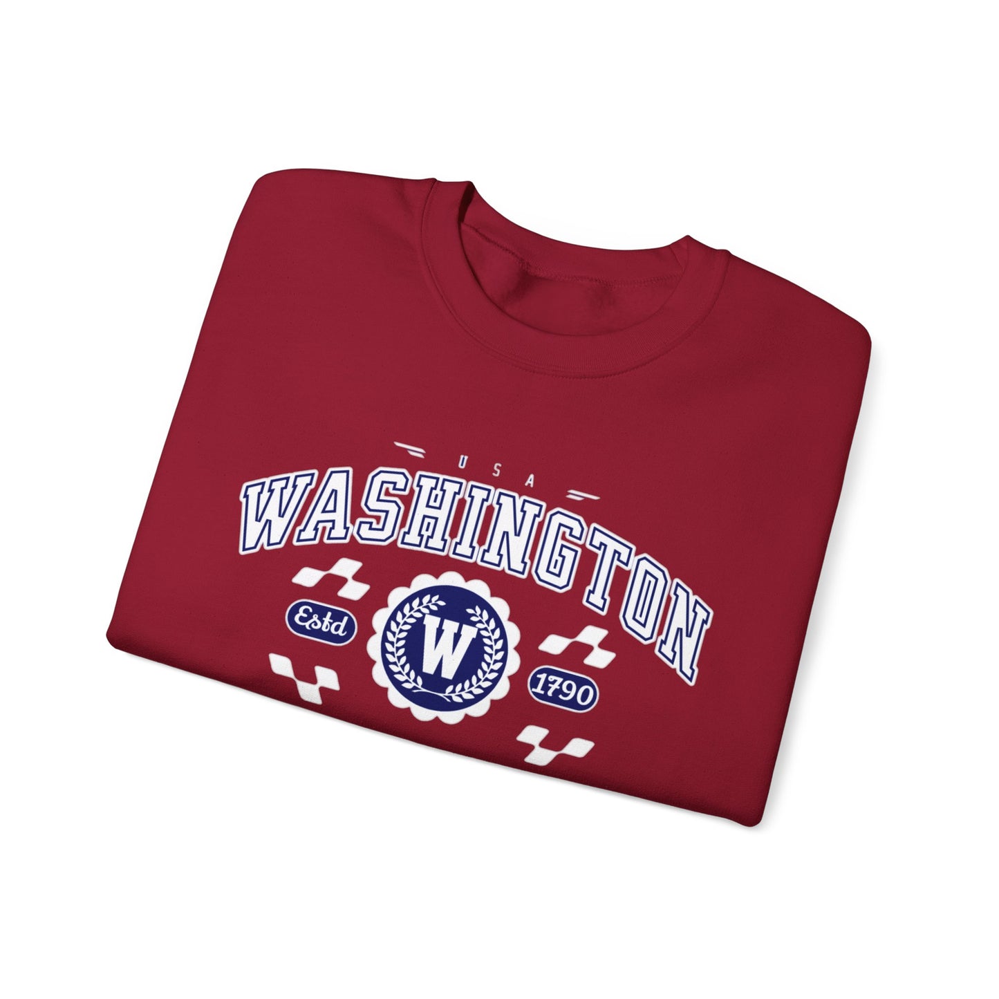 Vintage Washington DC Athletic Sports Design varsity pullover sweater  Crewneck Sweatshirt