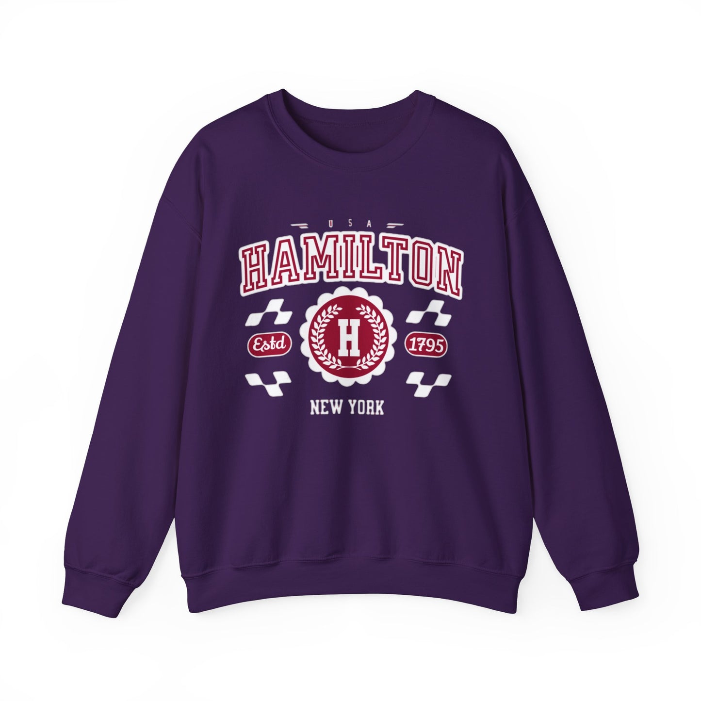 Vintage Hamilton New York NY Athletic Sports Design varsity pullover sweater Crewneck Sweatshirt