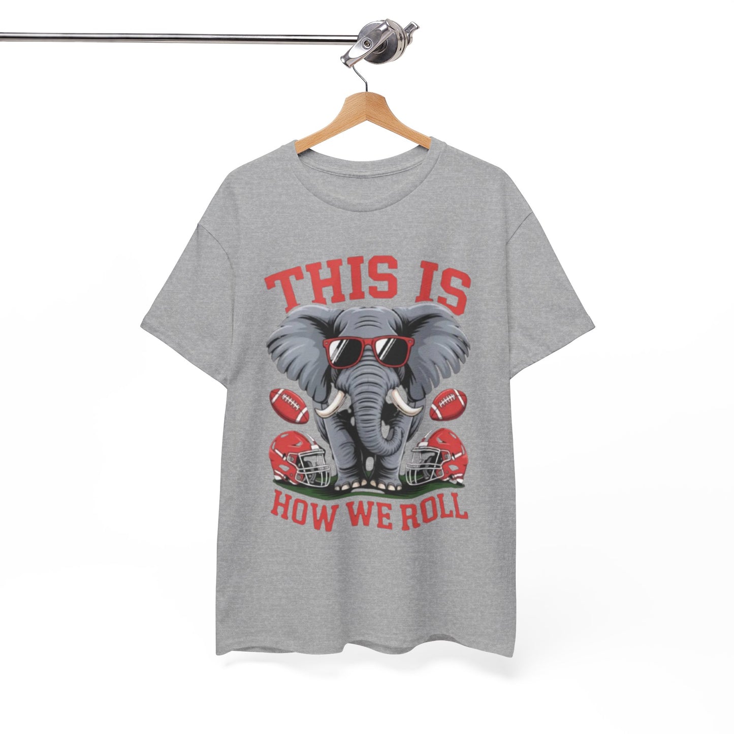Urban Legend Alabama “This Is How We Roll” Elephant Football Unisex T-Shirt
