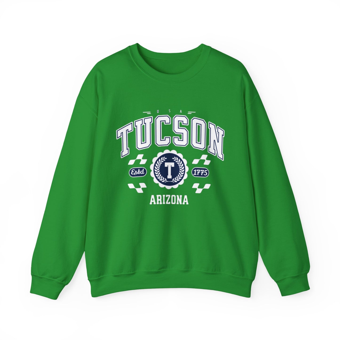 Vintage Tucson Arizona AZ Athletic Sports Design varsity pullover sweater  Crewneck Sweatshirt