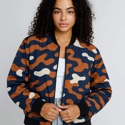 Chicago Bears camo Fleece Bomber Jacket