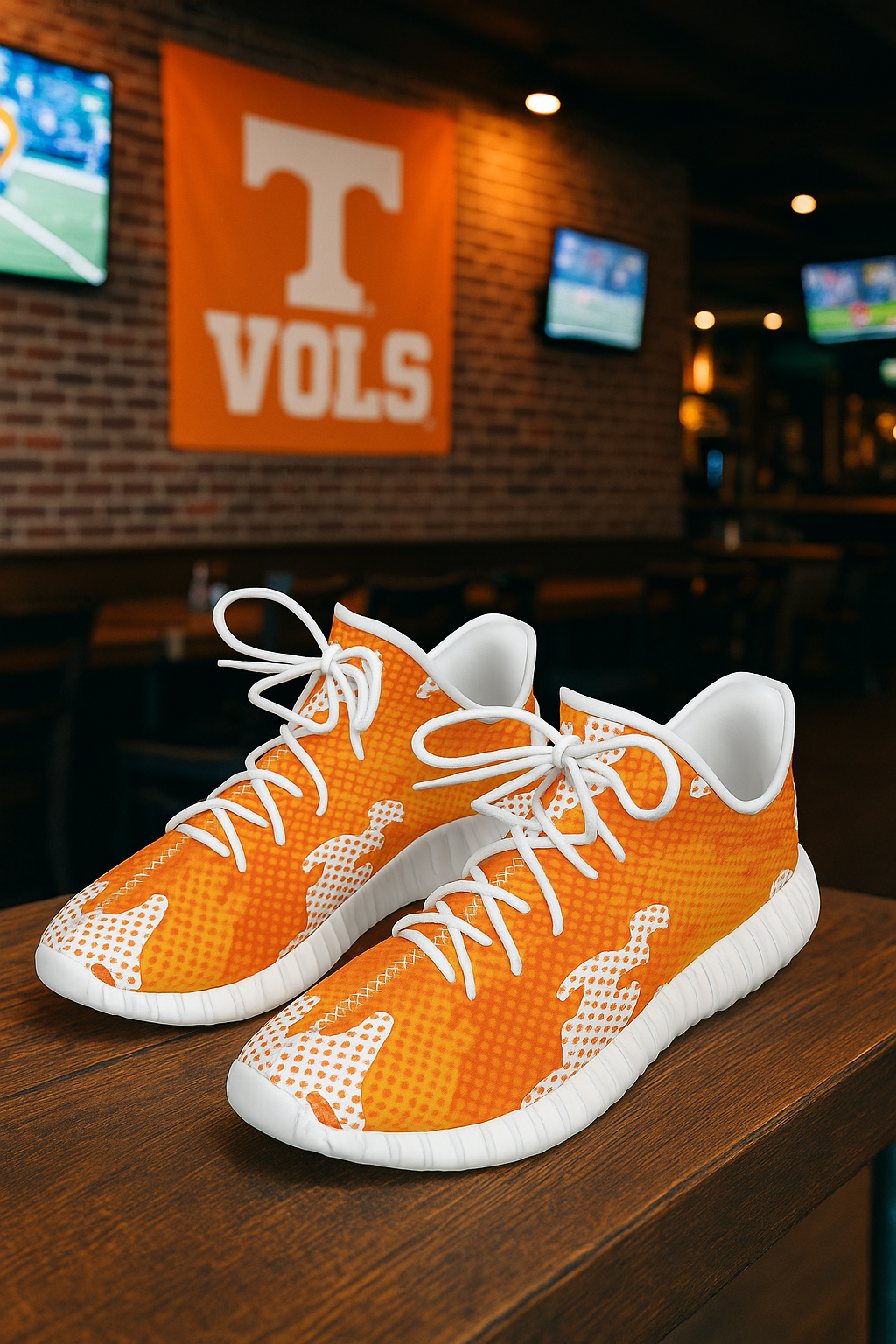 Urban Legend Tennessee Volunteers Orange White Gray Camo Coconut Sneakers Shoes