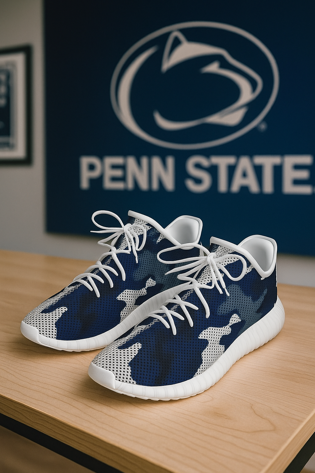 Urban Legend Penn State Nittany Lions Navy White Gray Camo Coconut Sneakers Shoes