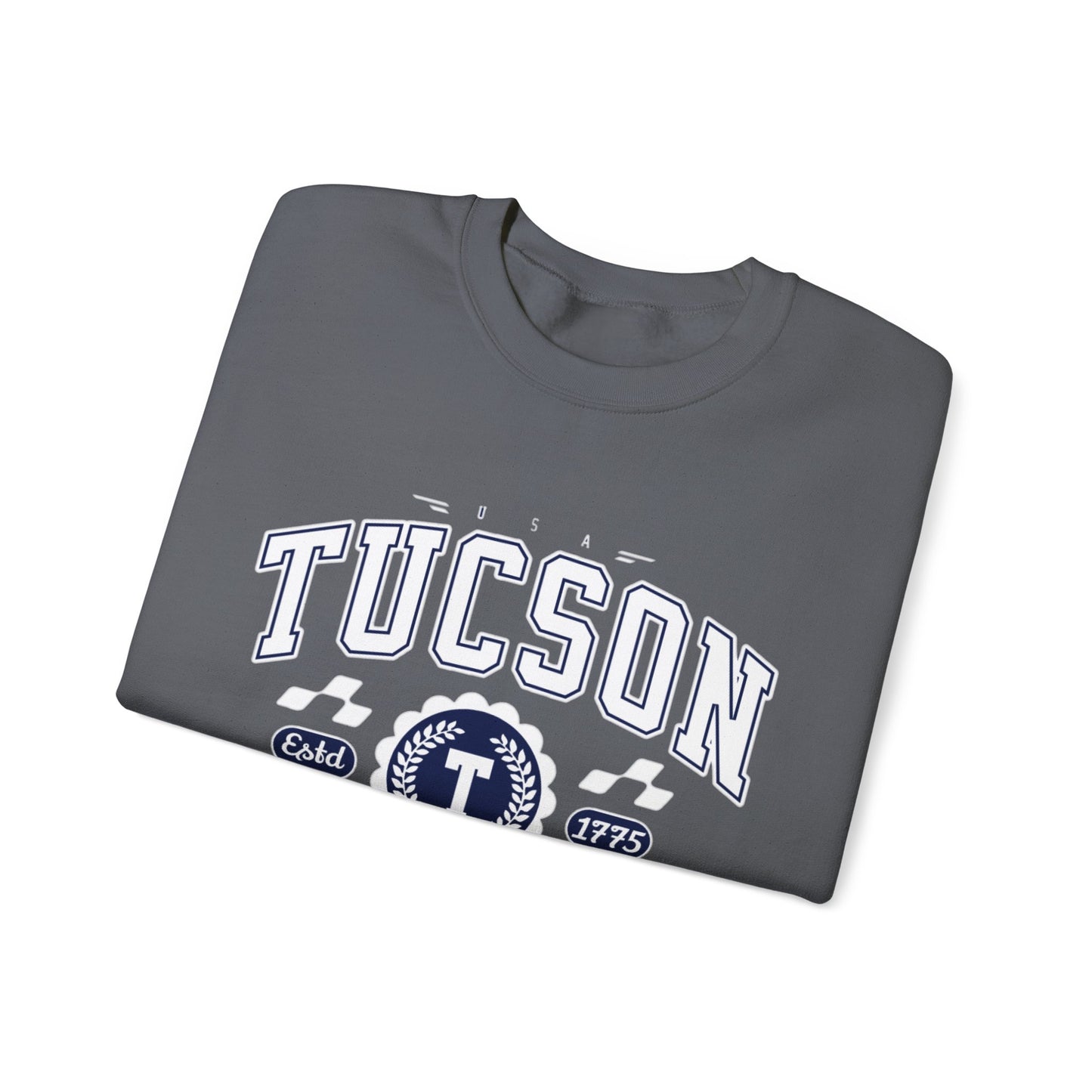 Vintage Tucson Arizona AZ Athletic Sports Design varsity pullover sweater  Crewneck Sweatshirt