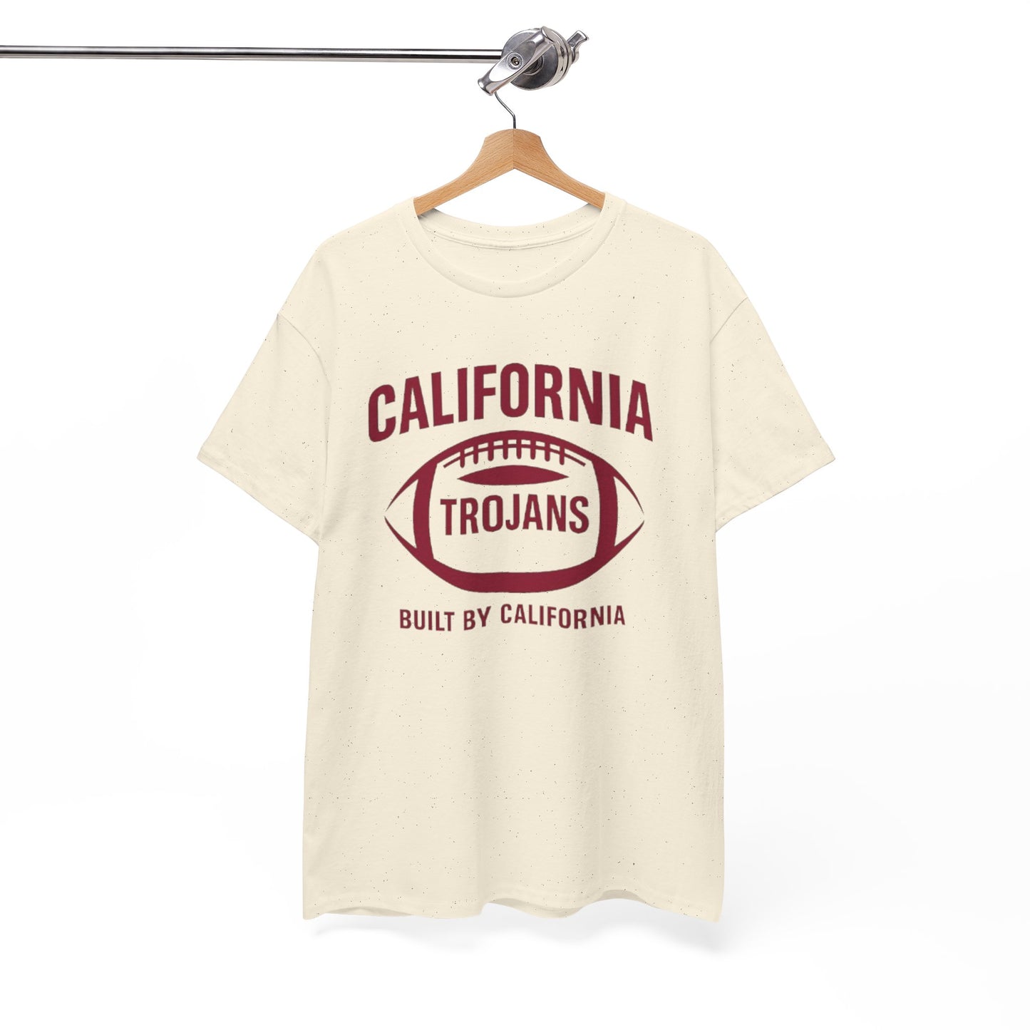 California Trojans Unisex Heavy Cotton Tee, Casual College T-Shirt, Sports Apparel, Gift for Fans, Game Day Outfit, Alumni Merchandise